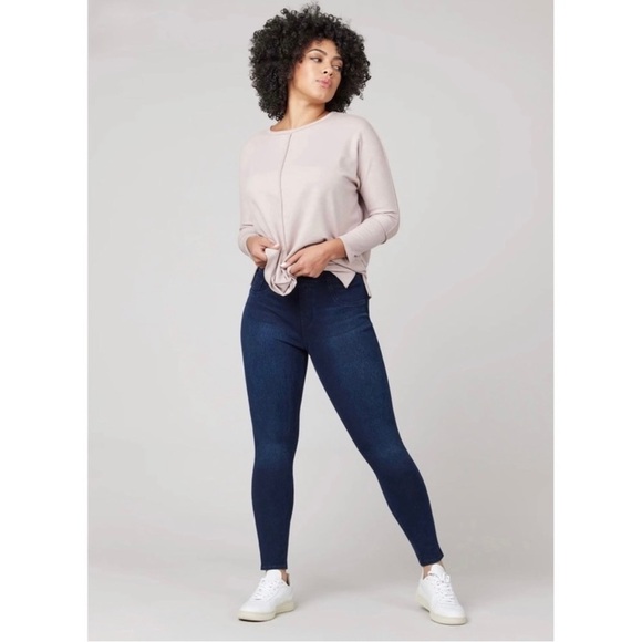 Spanx Jeggings Jean-ish Ankle Leggings in Twilight Rise - Picture 1 of 12